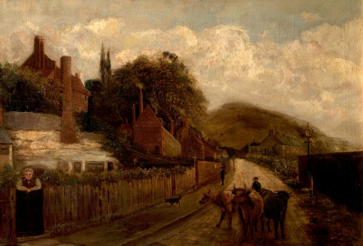 Sneinton Hermitage、ノッティンガム、1887 作： GSスティーブンソン