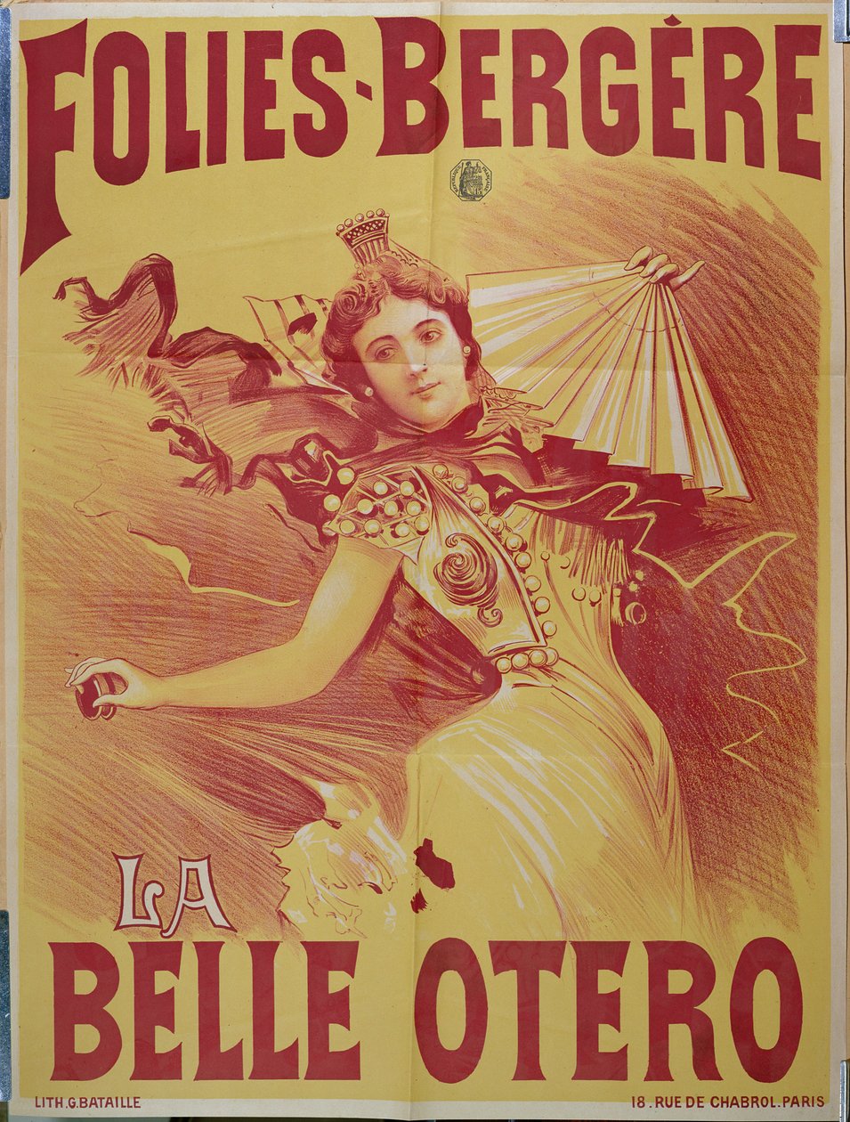 フォリーベルジェールでのベルオテロのポスター広告、1894 作： G.バタイユ