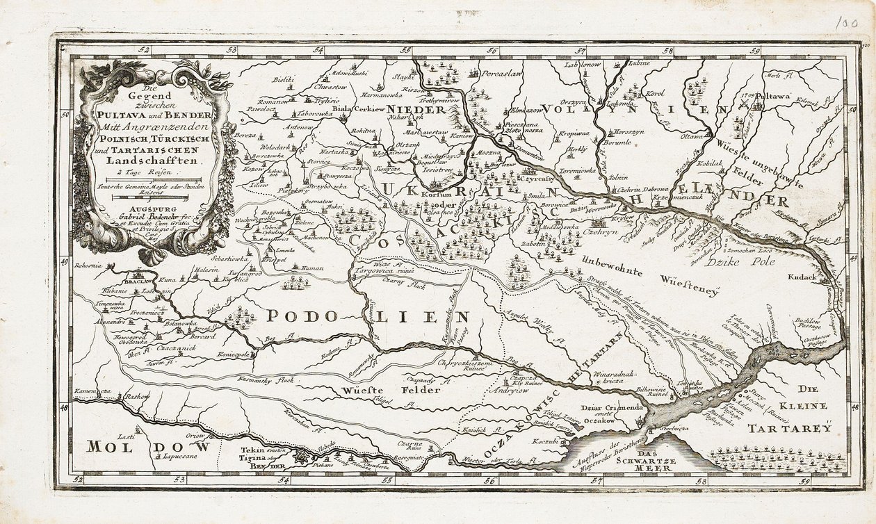 ポルタバとベンダーの両方を示す地図 作： ガブリエル・ボデネール長老