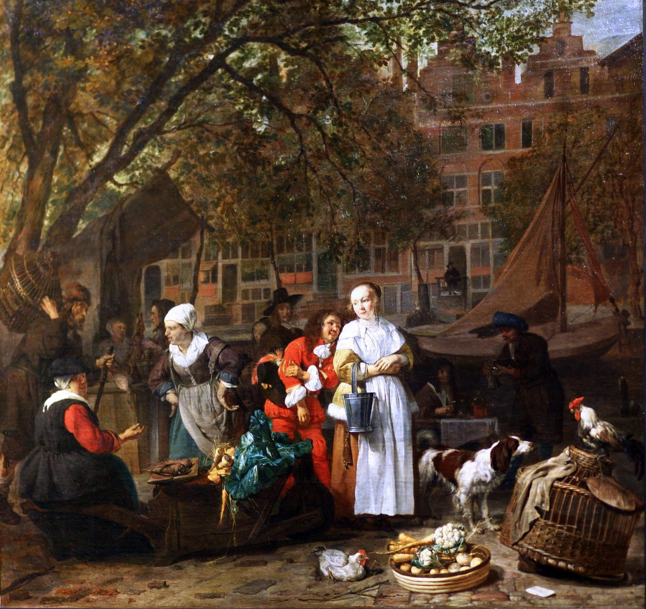 フランス語：Le marché aux herbes d