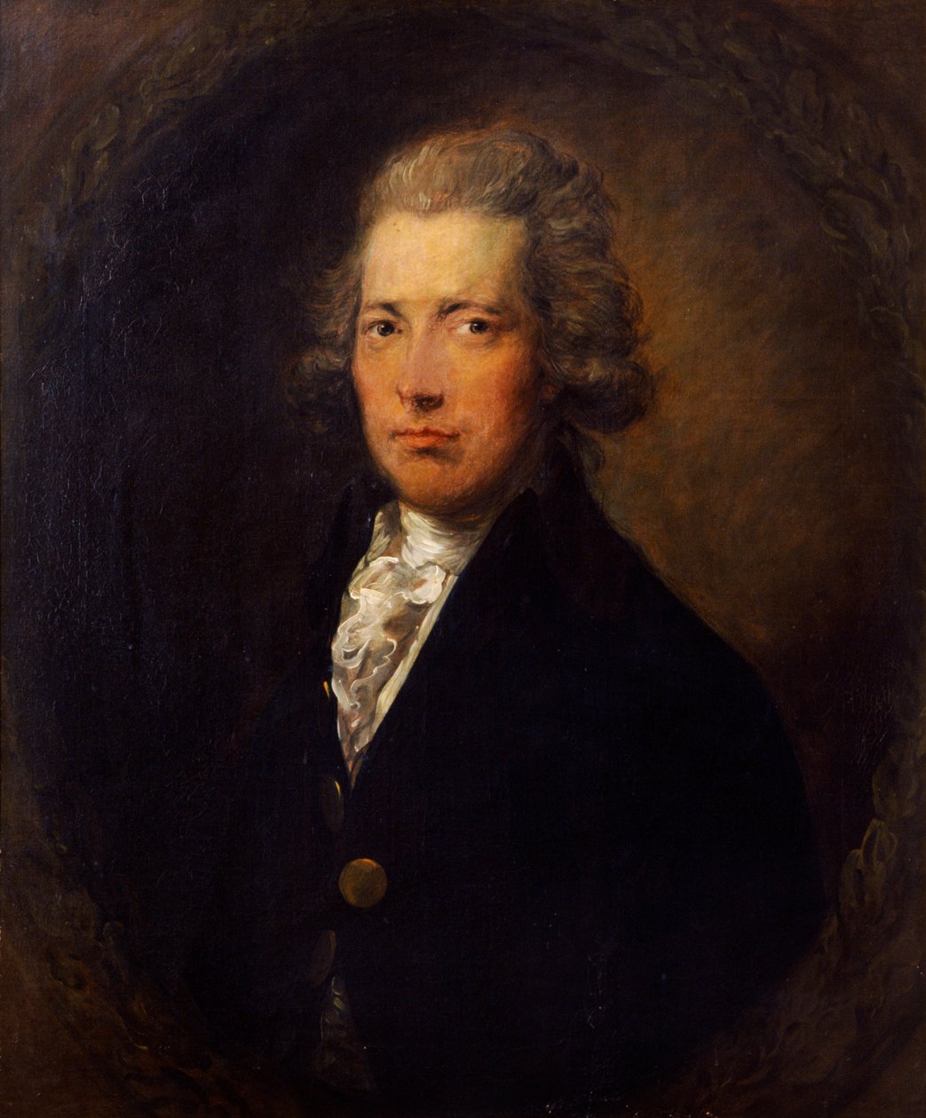 ウィリアム・ピット・ザ・ヤンガーの肖像、イギリスの政治家、c1787 作： ゲインズバラデュポン