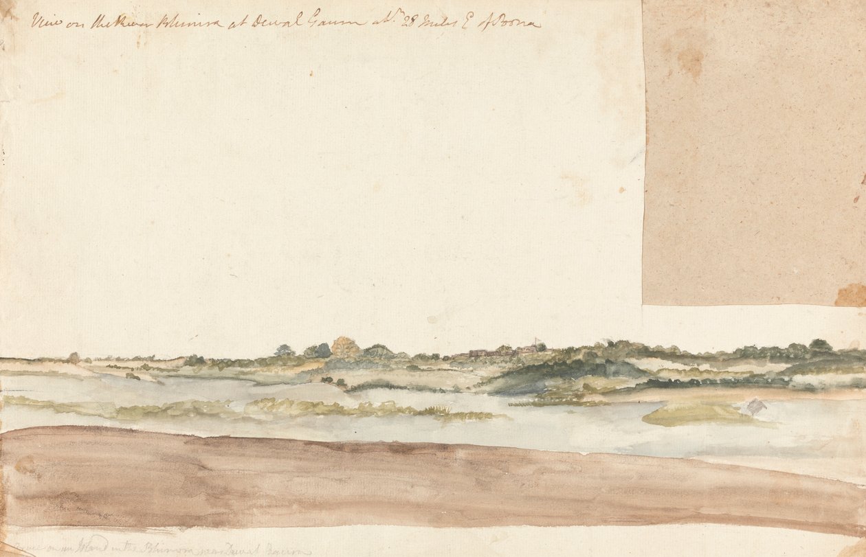 View on the River Klimara at Dewal Gaunm   1434369   ja       japanese Successfully Translated  Original: A series of sketches, views in Great Britain, the Continent and America 1772-1778 (watercolor) Translat: A series of sketches, views in Great Britain, 作： ガンガラム チンタマン タンバット