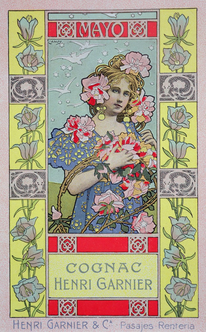 5 月、Henri Garnier & Co. のカレンダーより 作： ガスパーキャンプスジュニエント
