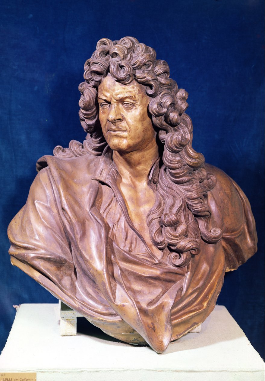ジャン・バティスト・ルリーの胸像（1632-87）（ブロンズ） 作： ガスパールコリグノン