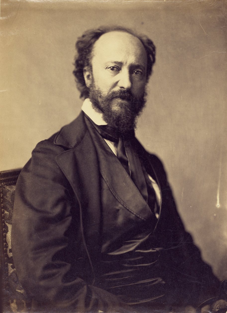 シャルル ドービニーの肖像 1817 ～ 1878 年、1861 ～ 1869 年。 作： ガスパール・フェリックス・ナダル