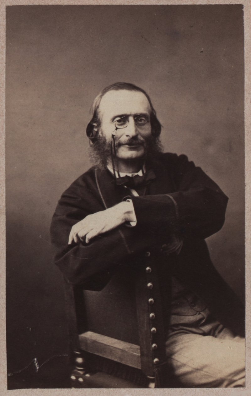 ジャック・オッフェンバッハの肖像 1819-1880 年、1860 年頃。 作： ガスパール・フェリックス・ナダル