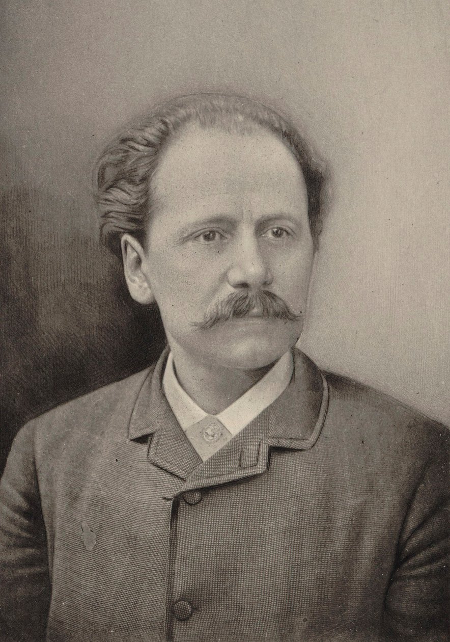 作曲家ジュール・マスネの肖像 1842～1912年、1890年。 作： ガスパール・フェリックス・ナダル