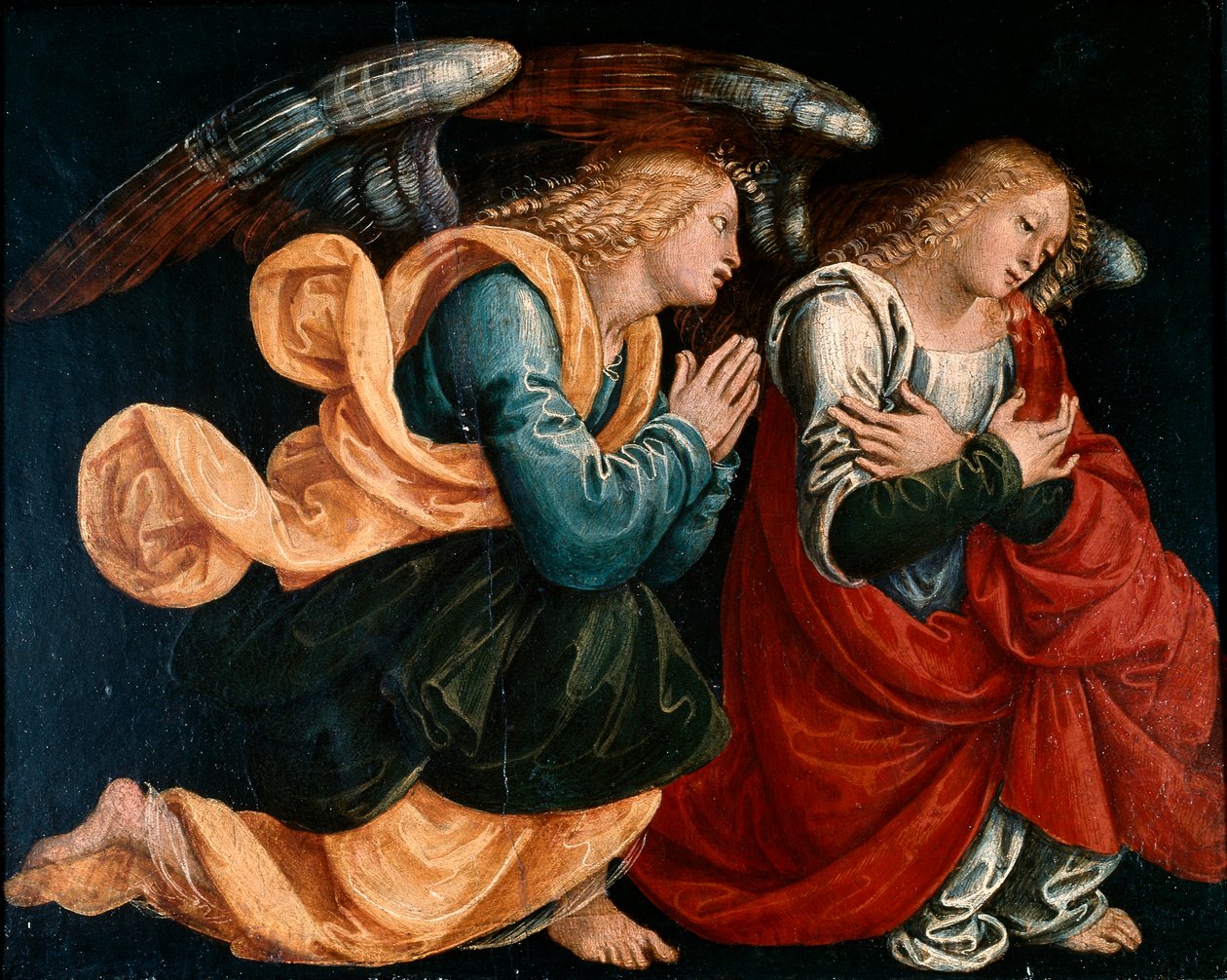 天使の祈り」ガウデンツィオ・フェッラーリ（約1470-1546）作 作： ガウデンツィオフェラーリ