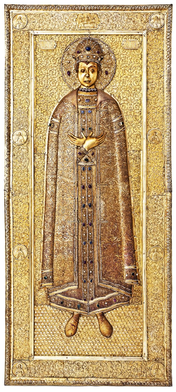 Tsarevich Dmitry の聖遺物箱、1628–1630 作： Gavrila、Ovdokimov