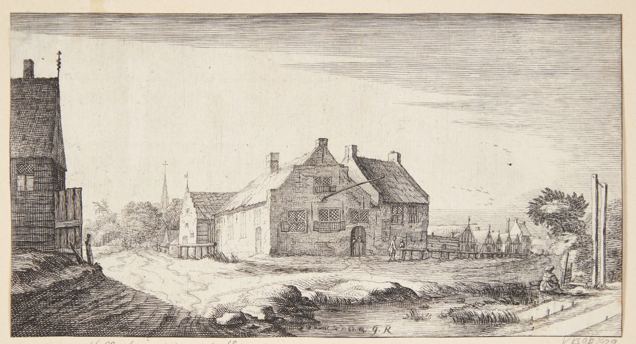 Domhuset i Ouderkerk aan de Amstel 作： Geertruyt Roghman
