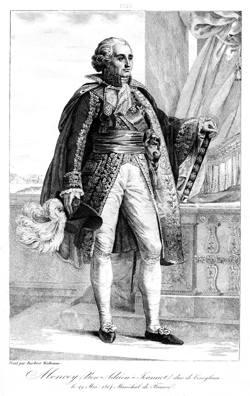 Bon Adrien Jeannot de Moncey 1754-1842、フランス元帥、1839年。 作： ガイユ