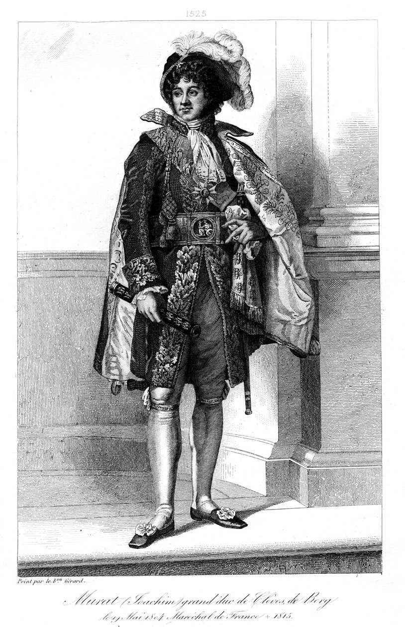 Joachim Murat 1767–1815、フランス元帥、1839年。 作： ガイユ