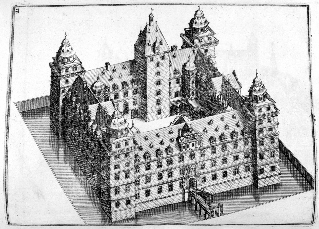 シャトーデザイン、1664年 作： ジョージ・アンドレアス・ボックラー