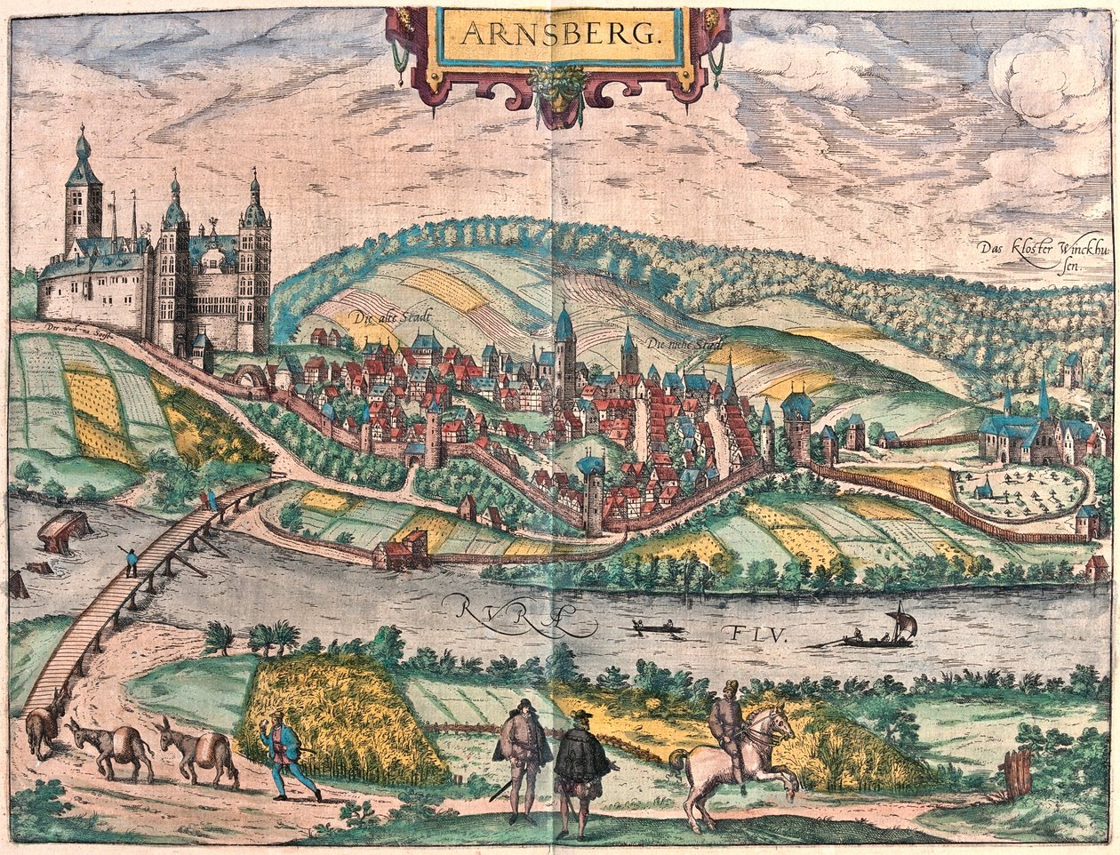 ゲオルク・ブラウン著『Civitates Orbis Terrarum』（ケルン、1617年）所収。 作： ジョージ・ブラウン