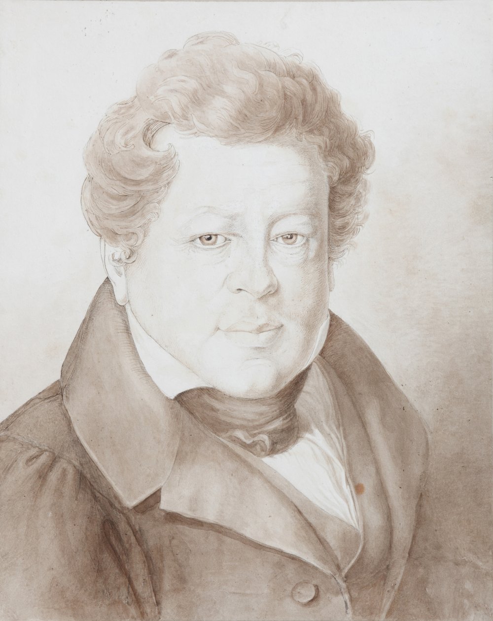 Alexander Ivanovich Turgenev 1784-1845、1833年の肖像 作： ゲオルククリスチャンアウグストケストナー
