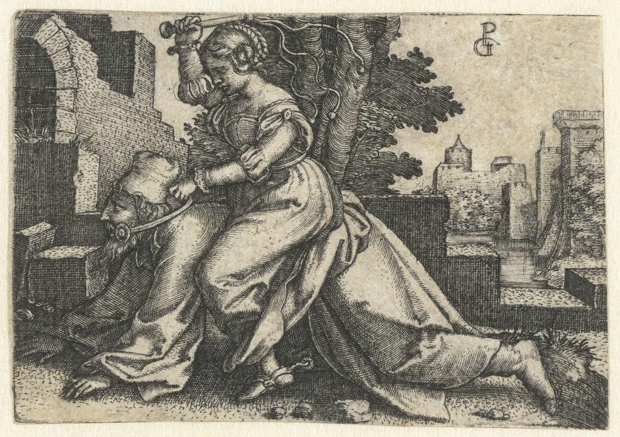 Aristotle en Phyllis (カンパスペ) 作： ジョージ・ペンツ