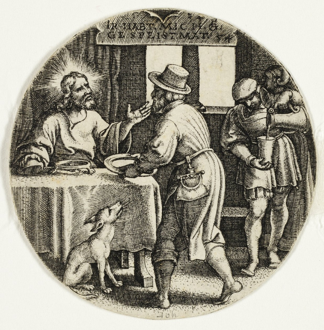 The Seven Acts of Mercy より、飢えた人々に食事を与える 作： ジョージ・ペンツ
