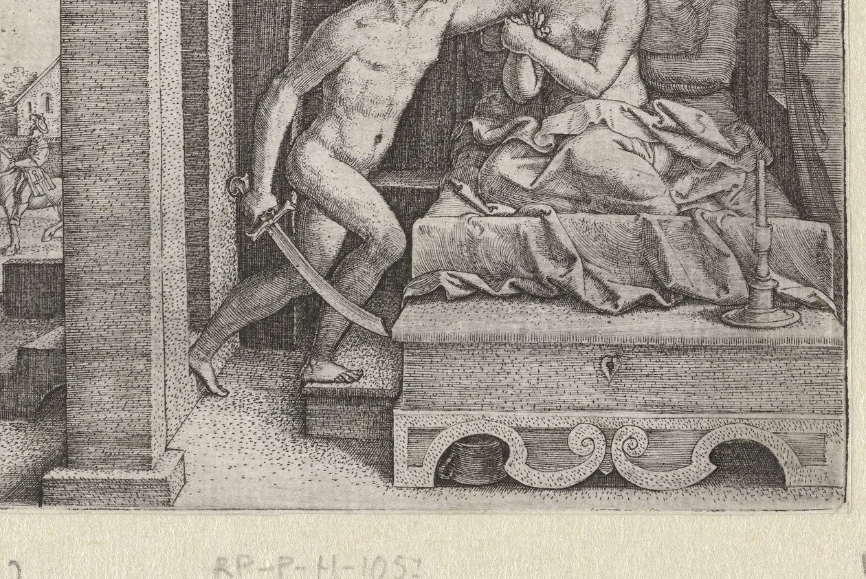 セクストスは剣の脅威でルクレティアをレイプします 初期ローマ史の物語 (シリーズ タイトル) 作： ジョージ・ペンツ