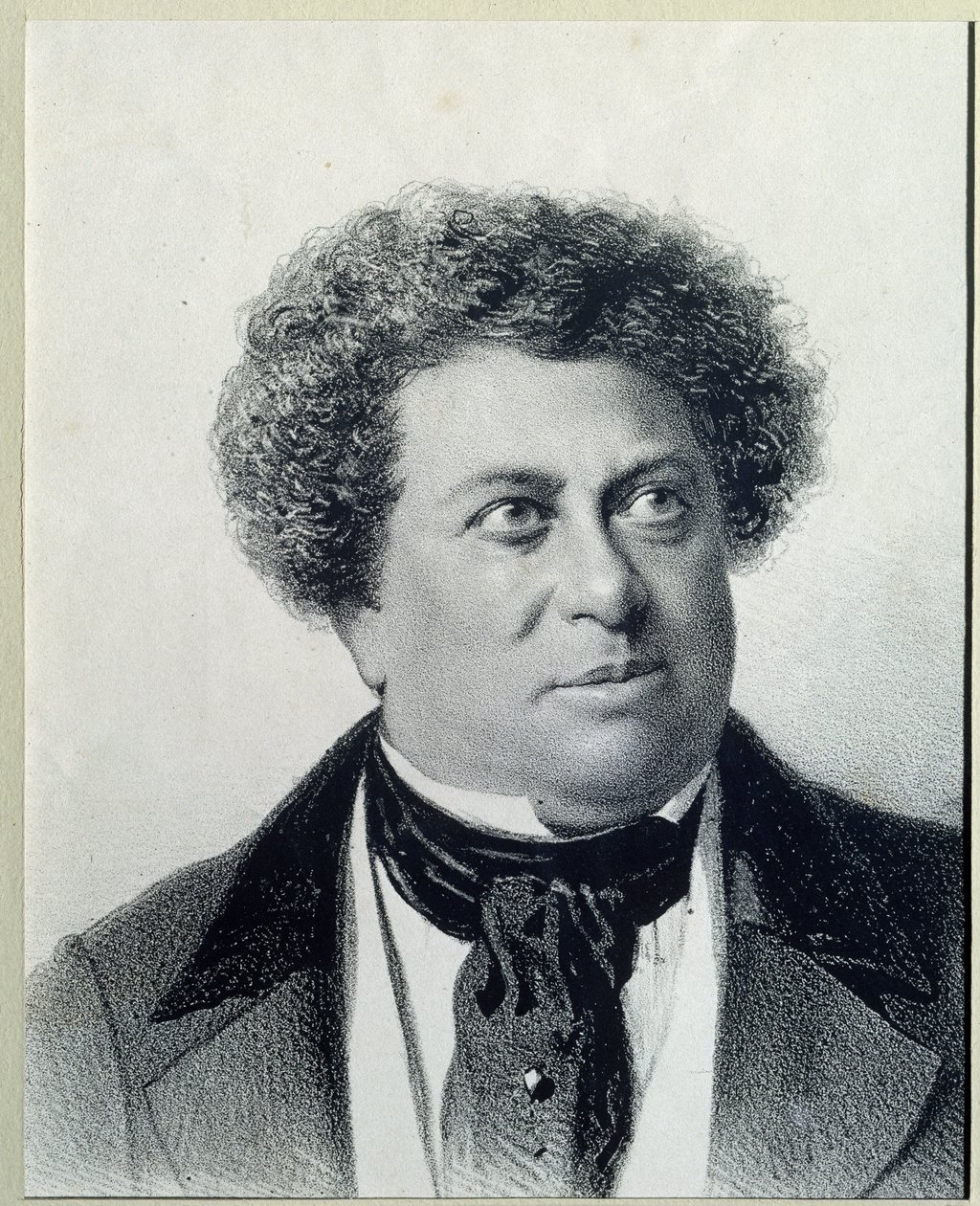 作家アレクサンドル・デュマ（1802-1870）の肖像 作： ゲオルグ・ウィルヘルム・ティム