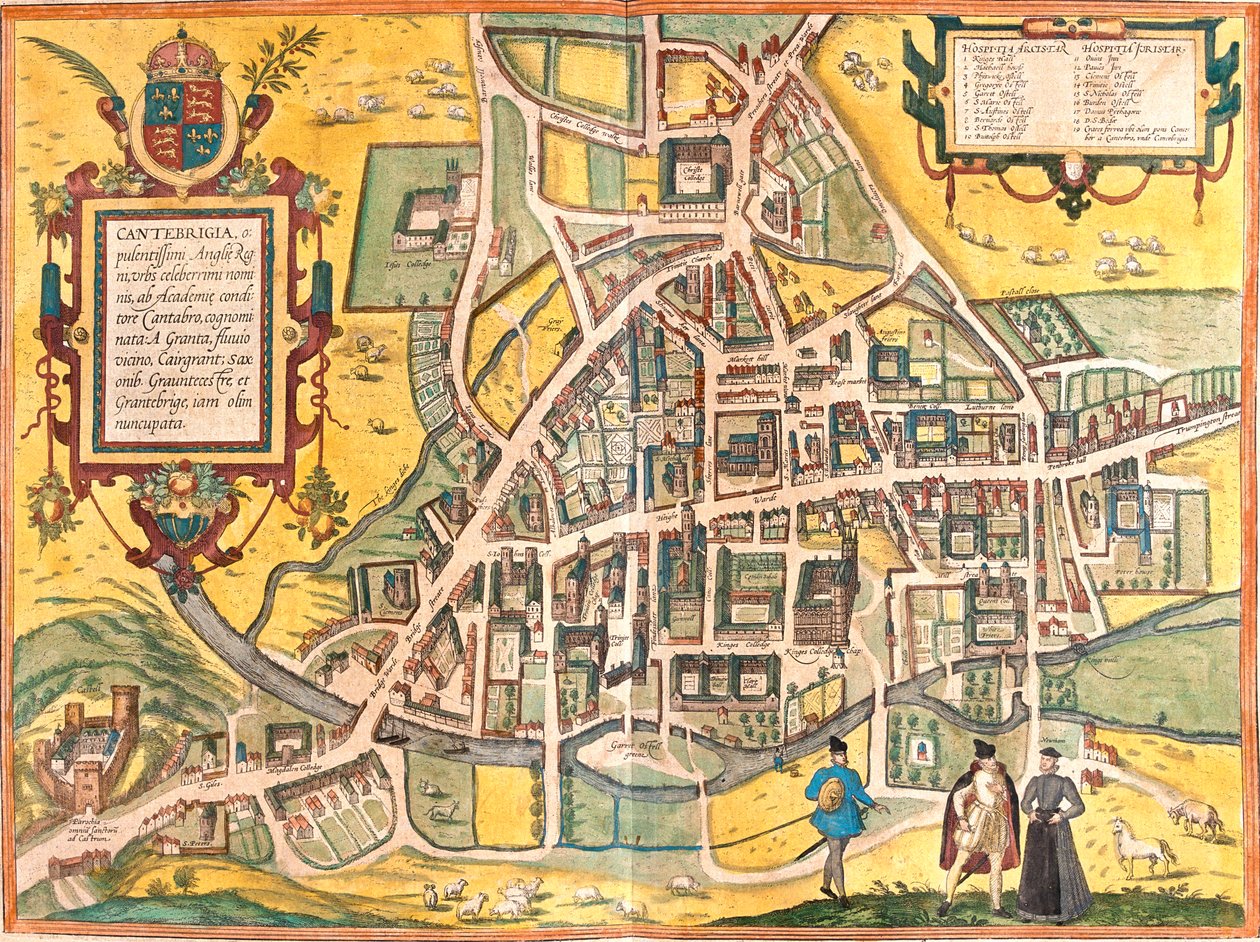 イギリス、ケンブリッジ 作： ゲオルクとホーゲンベルク フランツ (1535-90) ブラウン