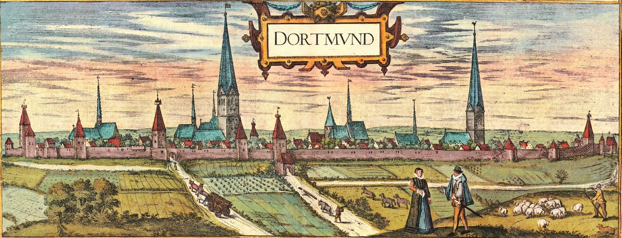 ドルトムント 作： ゲオルクとホーゲンベルク フランツ (1535-90) ブラウン