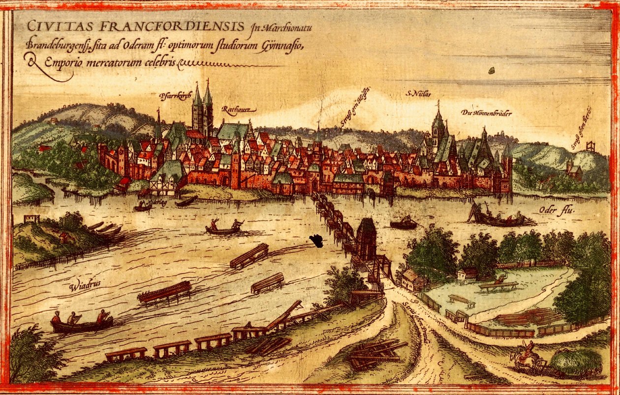 フランクフルト・アン・デア・オーダー 作： ゲオルクとホーゲンベルク フランツ (1535-90) ブラウン