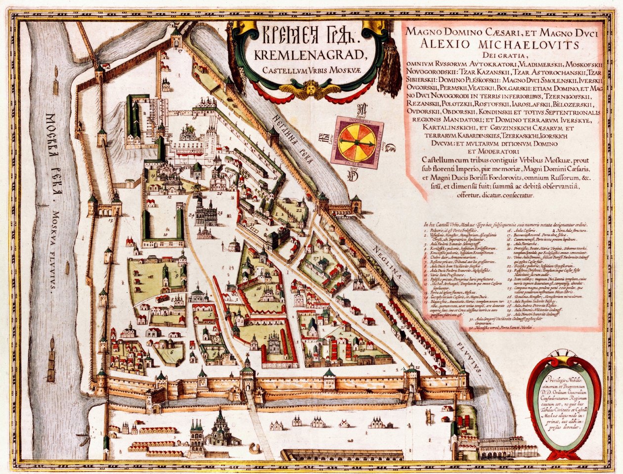 ロシア、モスクワ 作： ゲオルクとホーゲンベルク フランツ (1535-90) ブラウン