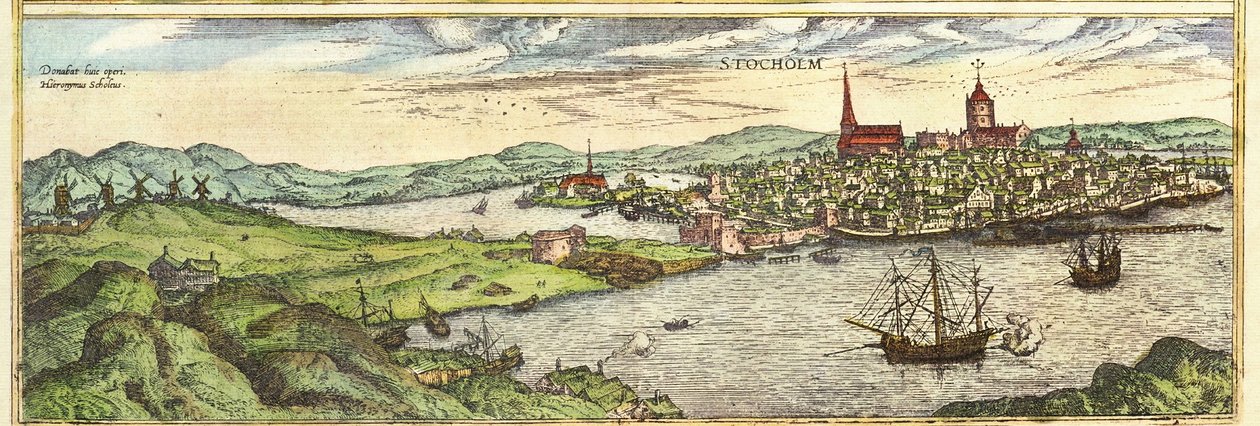 スウェーデン、ストックホルム 作： ゲオルクとホーゲンベルク フランツ (1535-90) ブラウン