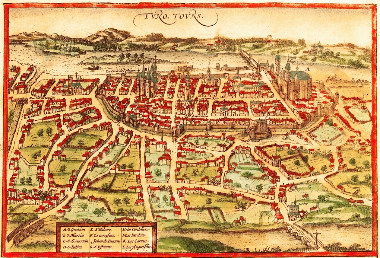 フランス、トゥーロン 作： ゲオルクとホーゲンベルク フランツ (1535-90) ブラウン