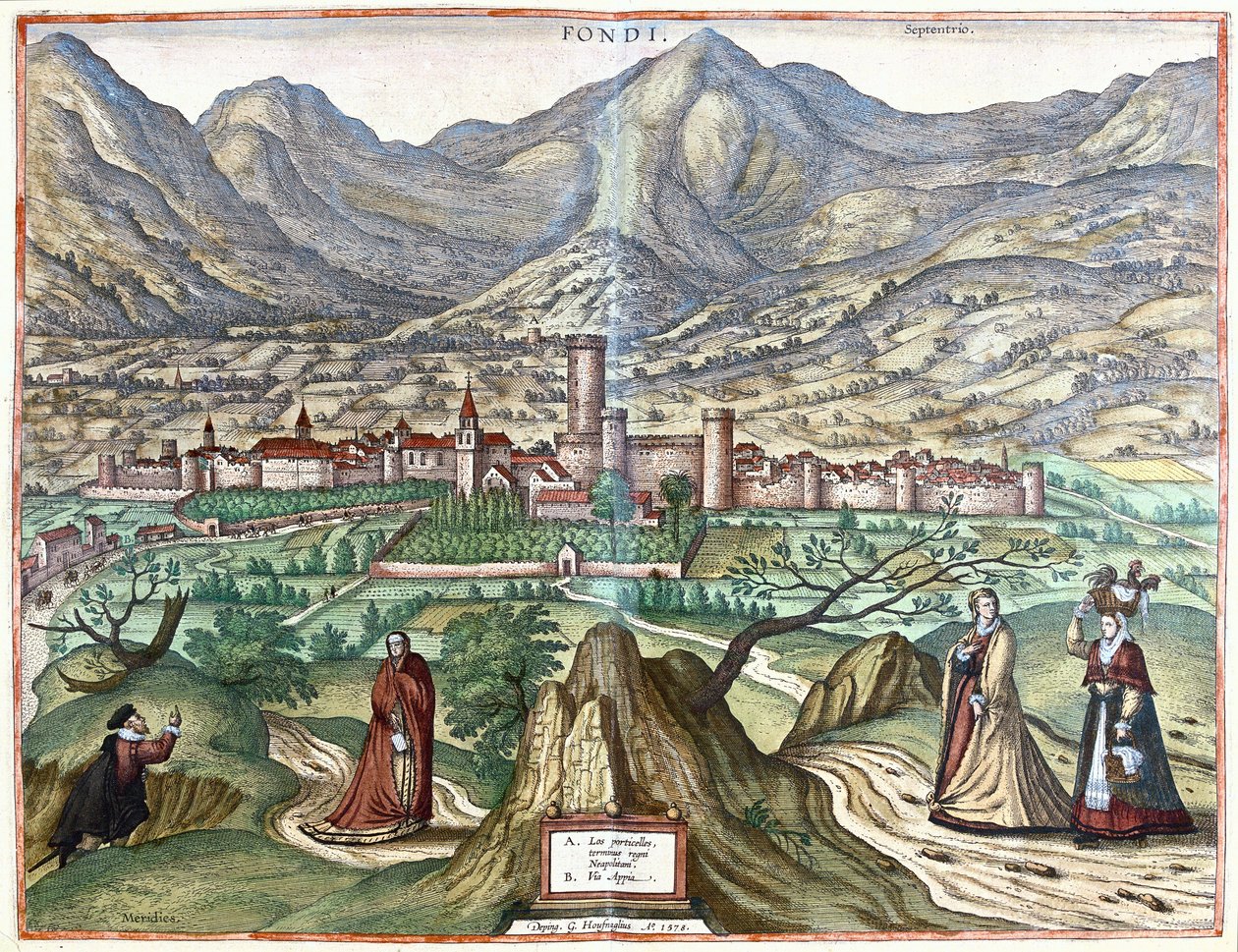 フォンディ（ローマの国）、イタリア 作： フラン