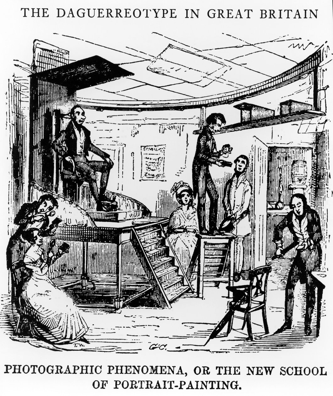 イギリスのダゲーロタイプ、1843 作： ジョージ・クルクシャンク