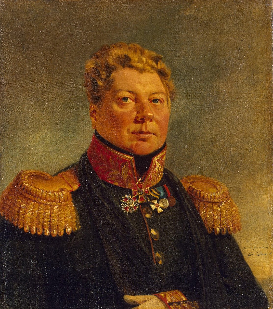 Fyodor Evstafievich Knyper（1768-02.04.1850）ロシア将軍 作： ジョージ・ドー