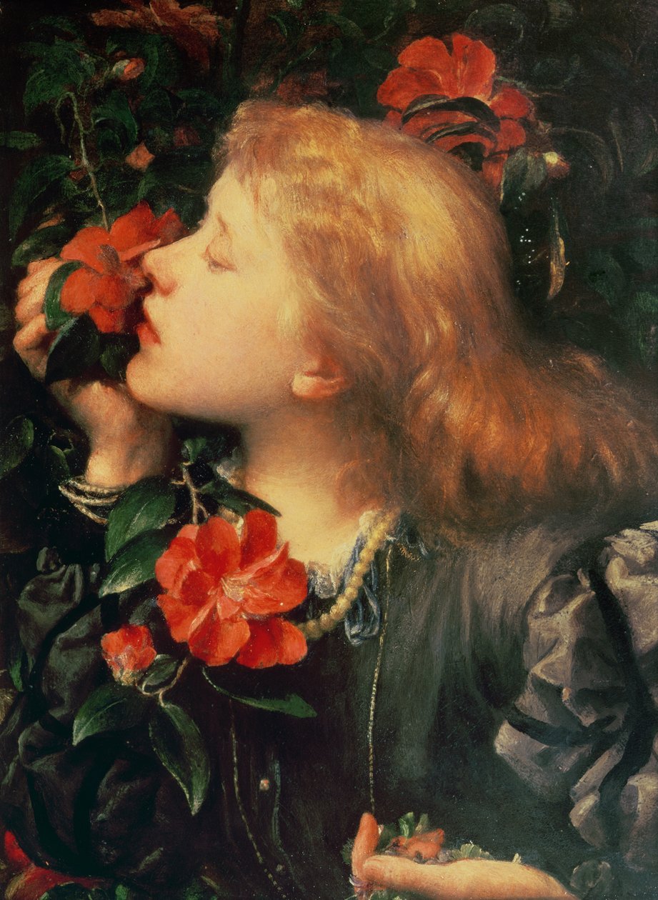 エレンテリー卿の肖像画（1847-1928）1864年頃（ストローボードに油彩） 作： ジョージ・フレデリック・ワッツ
