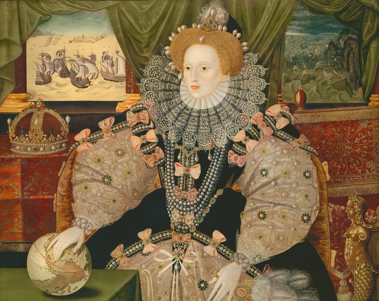 アルマダの肖像、c.1588 作： ジョージ・ガワー
