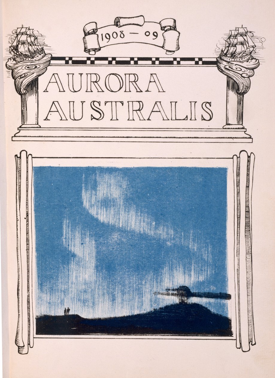 「オーロラオーストラリス」の口絵、1908-09 作： ジョージ・マーストン
