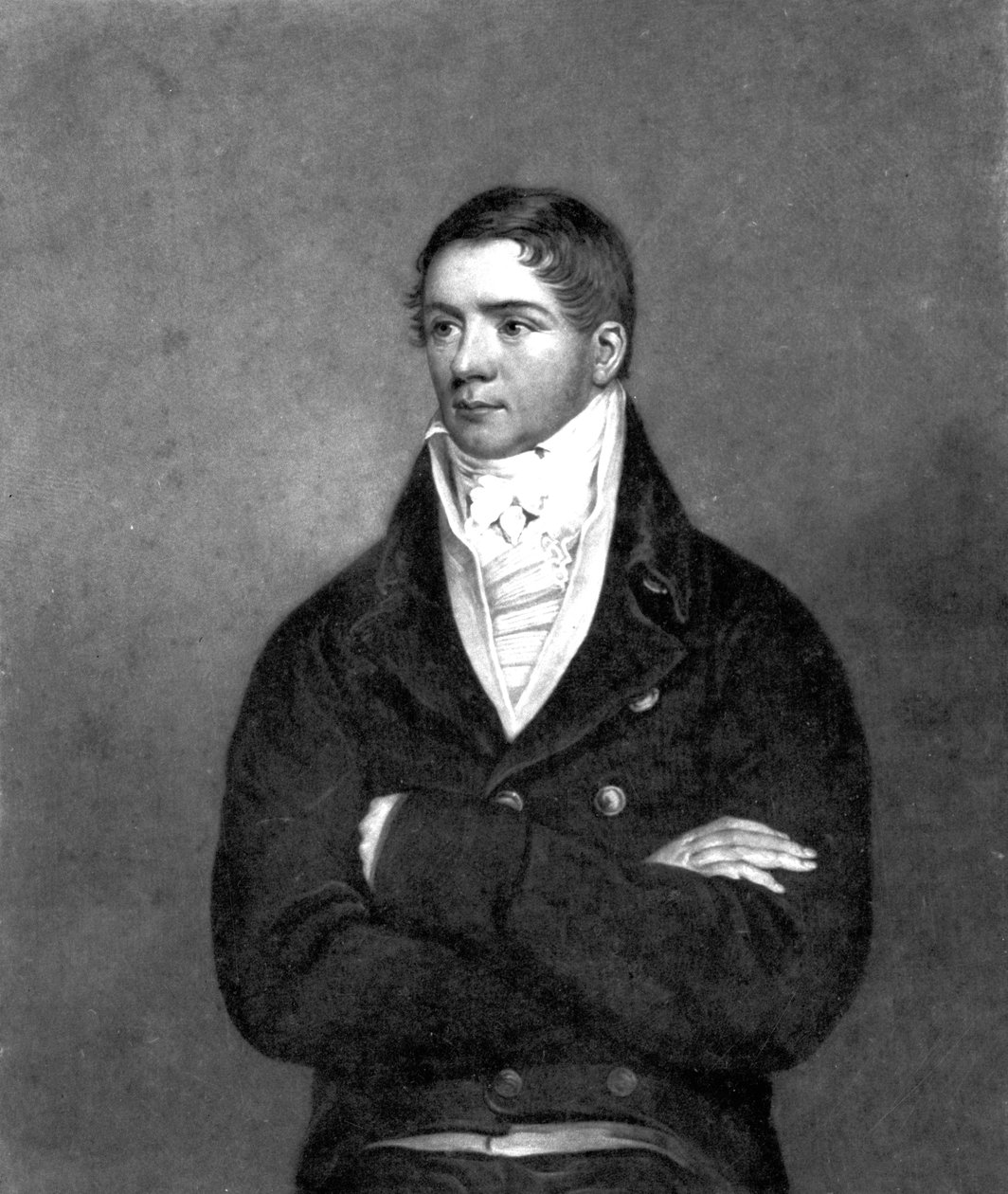 チャールズターナーによって彫刻されたトーマスベルチャー、1814年 作： ジョージ・シャープルズ
