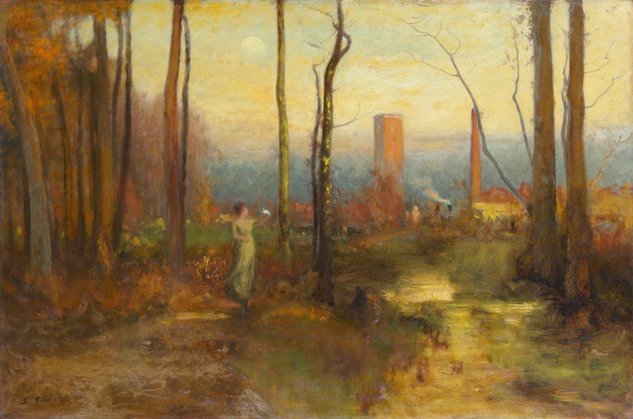 ミルストリーム、モントクレア、ニュージャージー、c.1888 作： ジョージ・イネス