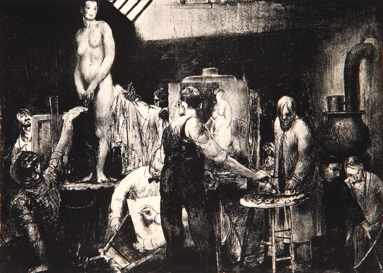 ライフクラス、1917 作： ジョージウェスリーベローズ