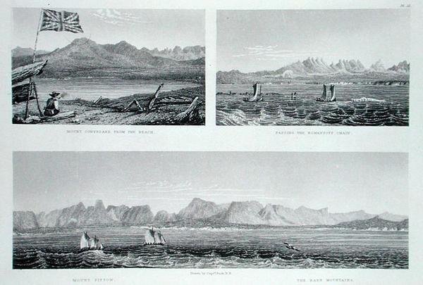 リチャードソンの鎖（Sir John Franklin（1786-1847）の「Narrative of a Second Expedition to the Shores of the Polar Sea in the Years 1825-27」より） エドワード・フィンデン（1791-1857）が1828年に出版した彫刻作品。 作： ジョージ（後）戻る