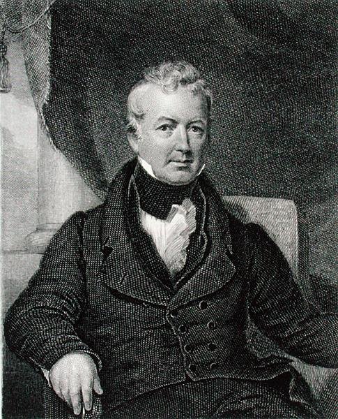 ウィリアム・ガストン（1778-1844）がアッシャー・ブラウン・デュラン（1796-1886）に彫らせたもの（エングレーヴィング） 作： ジョージ（後）クック