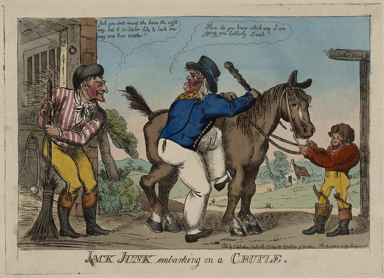 ジャック・ジュンク、クルーズに乗り出す 作： George（attr。To）Cruikshank