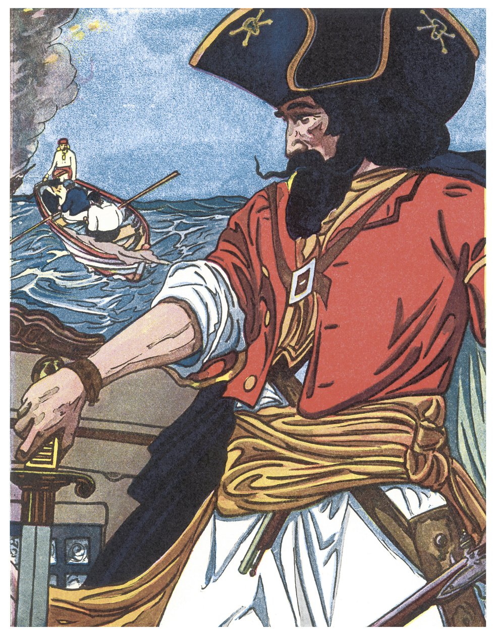 海賊の肖像 George Albert Williams (1875-1932) 1913年「The boys book of pirates」より引用 作： ジョージ・アルフレッド・ウィリアムズ