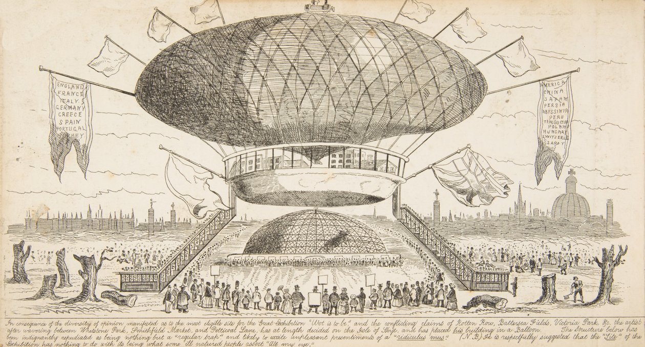 The Great Exhibition Wot is to Be, 1850 年のすべての国の産業の予想される結果. 作： ジョージ・オーガスタス・サラ
