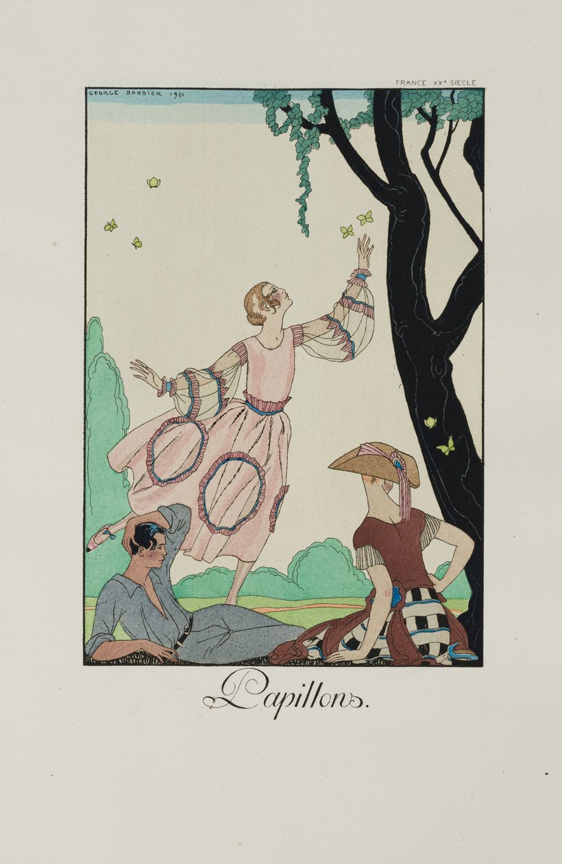 Falbalas et fanfreluches:Papillons, 1921. 作： ジョージ・バーバー