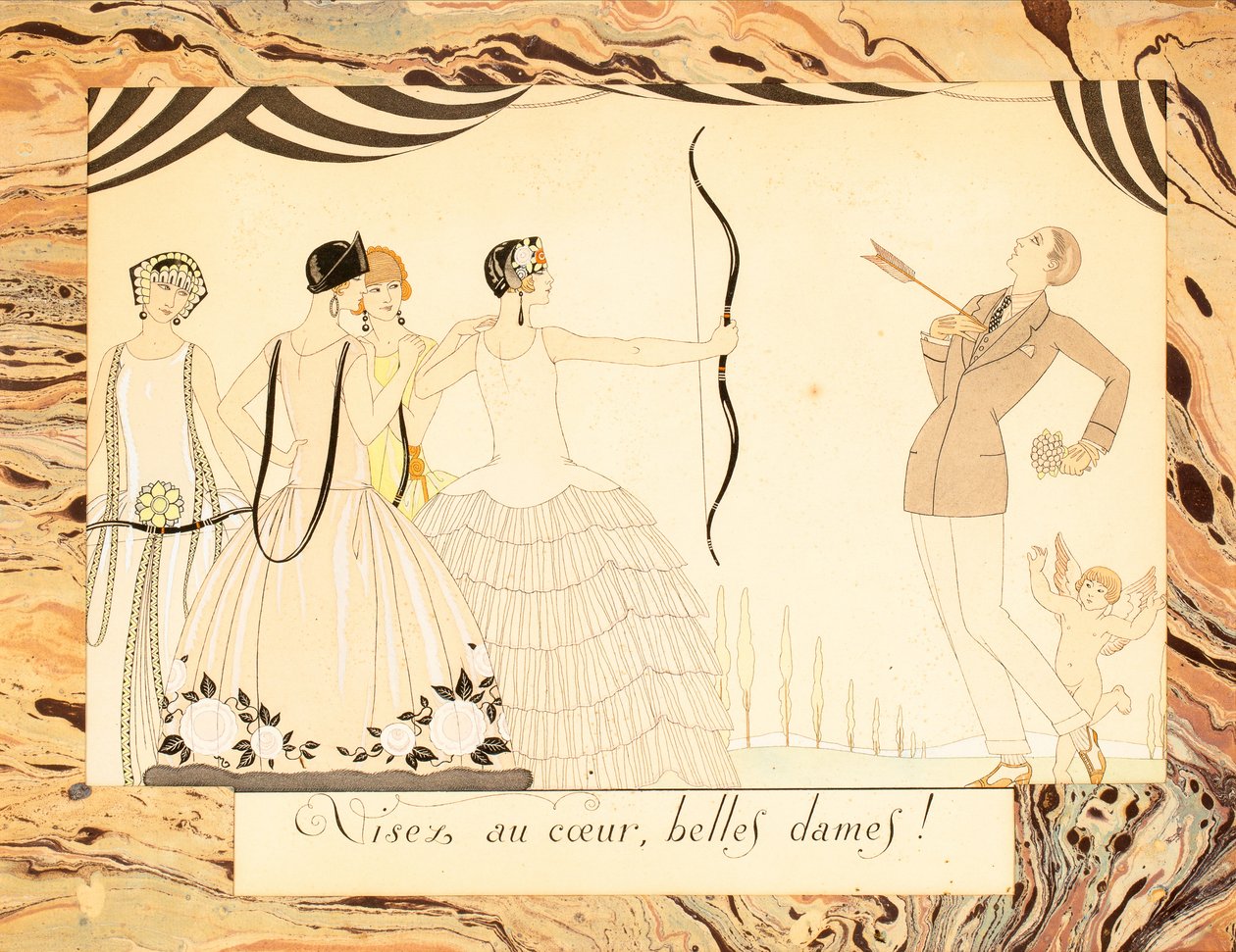 美しい女性たちよ、ハートを狙え!Le Bonheur du Jour or, Les Graces à la Mode』（1924年）より。 作： ジョージ・バーバー