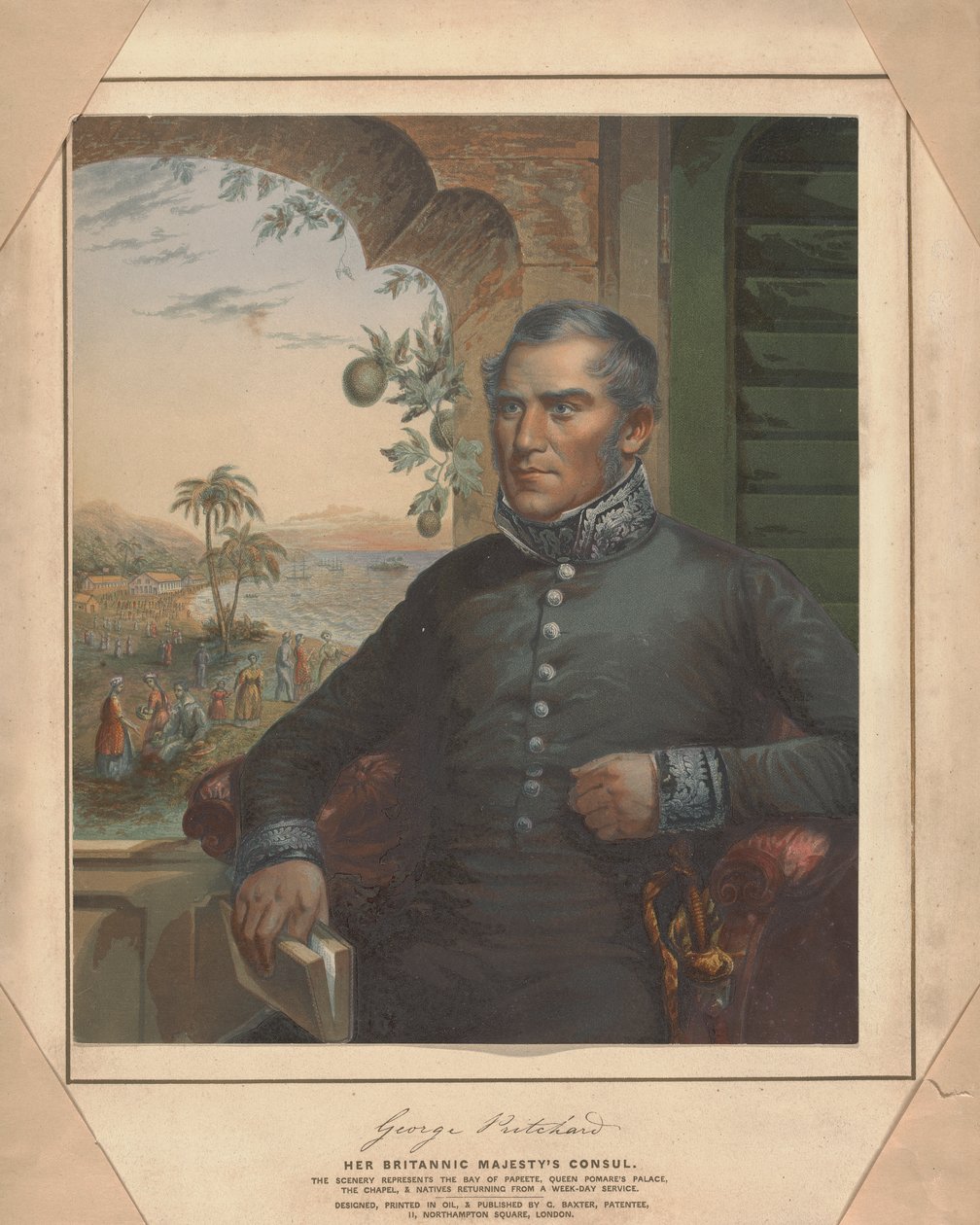 George Pritchard, Cônsul de Sua Majestade Britânica 作： ジョージ・バクスター