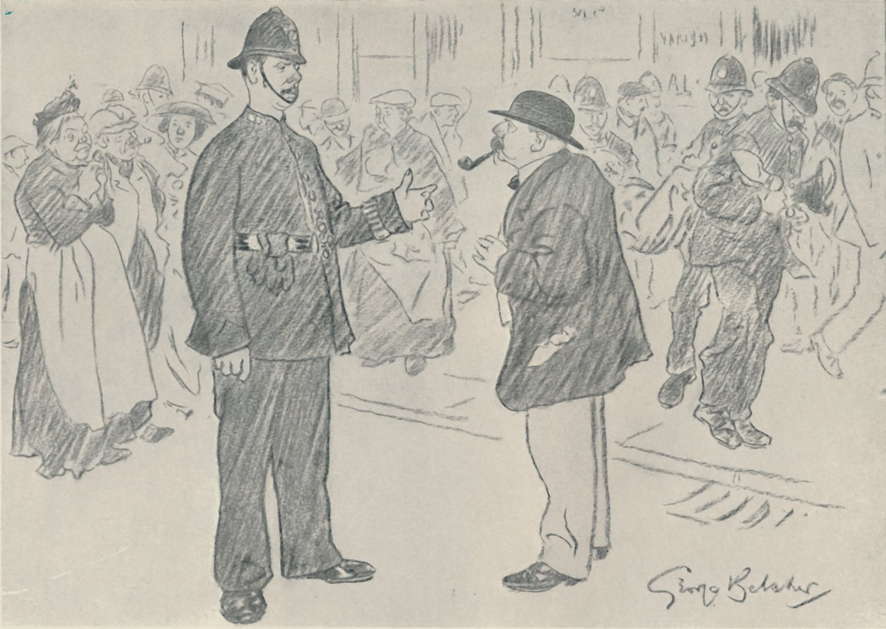 警察と国民、1920 作： ジョージ・ベルチャー