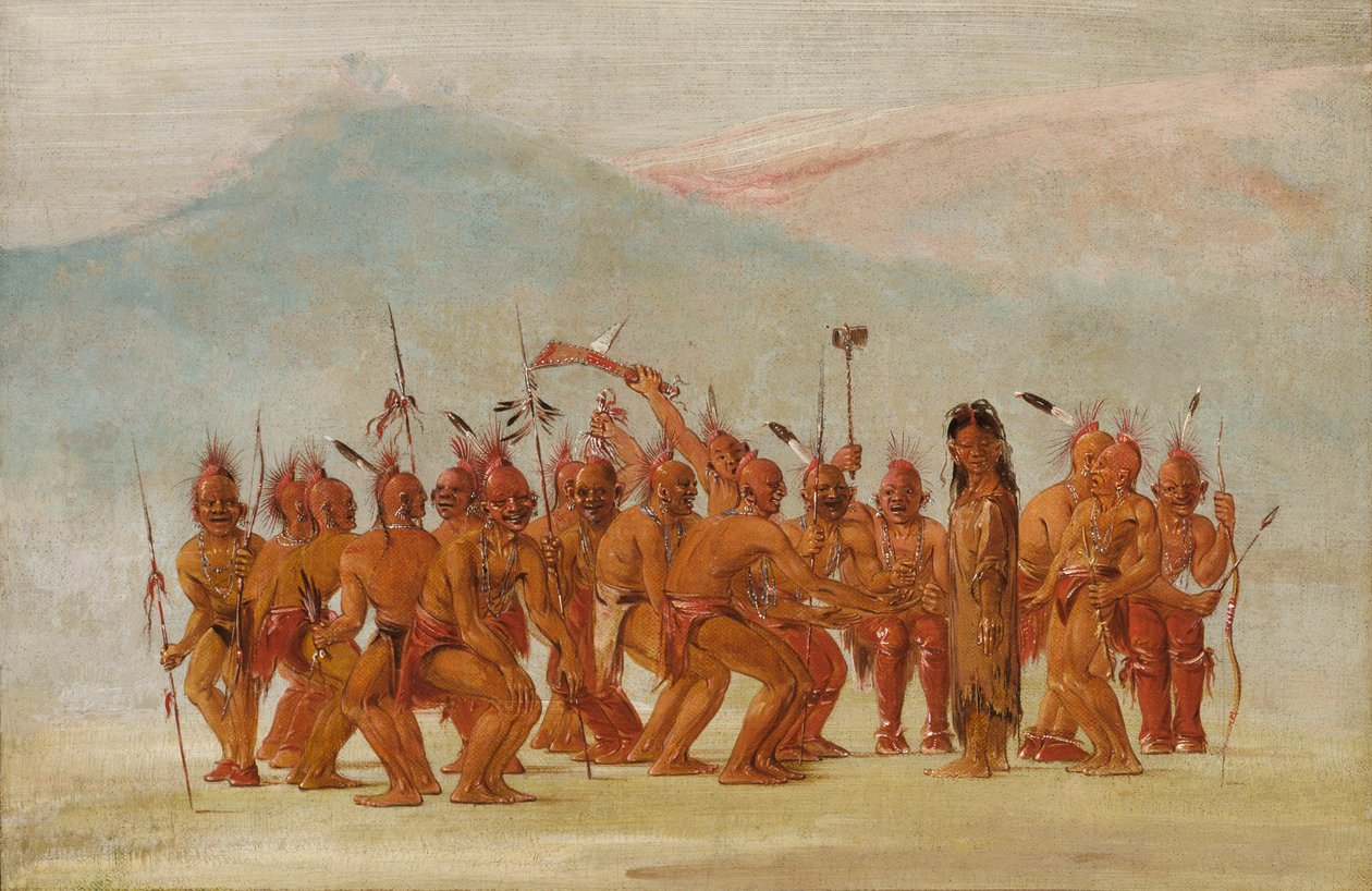 ベルダッシュに合わせて踊る、1835-1837。 作： ジョージ・カトリン