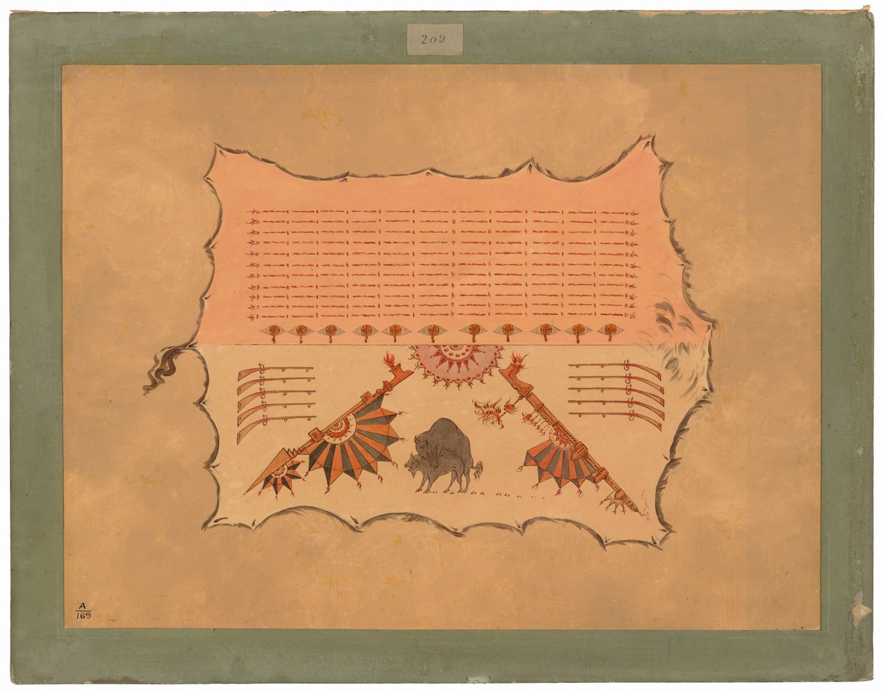 Facsimile of an Omaha Robe   1217518   ja       japanese Successfully Translated  Original: The Cobblers Cure for a Scolding Wife, 1813., 1813. Translat: The Cobbler