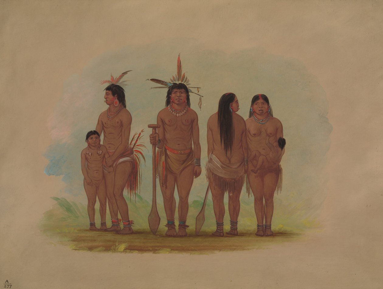 パヤグアス族のメンバー、18541869。 作： ジョージ・カトリン